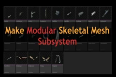 Make Modular Skeletal Mesh