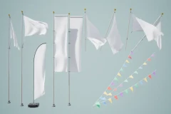 Vertex Animated Flags
