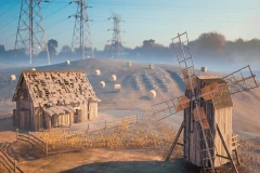 Countryside: Windmills & Barns