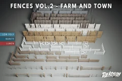 Fences VOL.2 - Farm and Town Modular