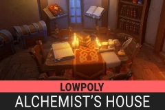 Lowpoly Alchemist's House
