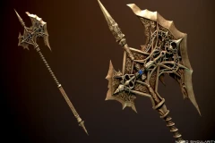 Dark Fantasy Halberd - Polearm