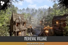 Modular Medieval Village (Village, Medieval Village, Bandit village, Town)