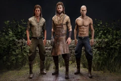 Two Pack - Blacksmith & Knight - Male Humans - Fantasy Collection