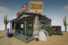 American Gas Station