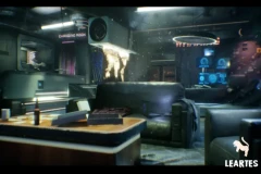 CyberPunk / Sci - Fi Apartment Interior Environment Kitbash