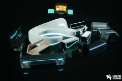 Cyberpunk Benches