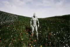 Grass with simple interaction