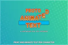 Proto Animated Text