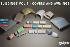 Buildings VOL.5 - Covers and Awnings (Nanite and Low Poly)