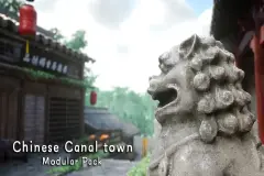Modular Chinese mountain town