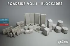 Roadside VOL.1 - Blockades (Nanite and Low Poly Versions)