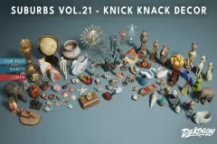 Suburbs VOL.21 - Knick Knack Decor (Nanite and Low Poly)