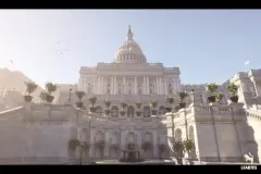 US Capitol Exterior Environment