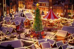Modular Stylized Christmas Market ( Christmas , Modular , Market )