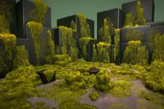 Mossy piles