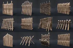 Palisade Walls and Barriers - v1
