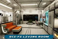 Sci-Fi Living Room