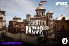 Stylized Desert Bazaar - UE5 ( Desert , Bazaar , Desert )