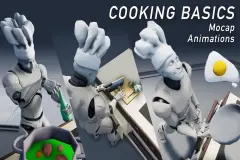 Cooking Basics Mocap Animations