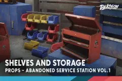 Abandoned Service Garage - VOL.1 - Shelves and Storage