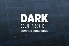 Dark GUI / UI / Main Menu Pro KIT - complete solution