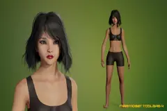 ASIAN GIRL BASE MESH
