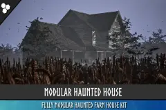 Modular Haunted House Barn (Modular House, Houses, Modular Building, Barn)