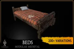 ROG Modular Medieval Beds