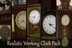 Realistic Working Clock Pack