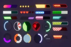 SDF Robo Progress Bars