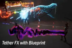 Tether FX with Blueprint