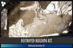 Modular Destroyed Buildings (Modular House, Houses, Modular Building)