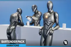 38 Bartender NPC Mocap Animations