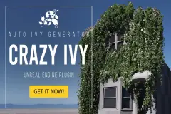 Crazy Ivy Realistic Ivy Generator Vine Plugin - Grow Procedural Plants in Editor