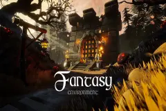 Stylized Fantasy Environment ( Fantasy Stylized Stylized Fantasy Castle Castle )