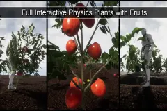 Full Interactive Physic Plants with Fruits and Veg - Dynamic System R13