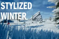 Stylized Winter Forest