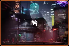 Cyberpunk Kyiv Street Environment ( Cyberpunk Kyiv Street Street Ukraine Slav )