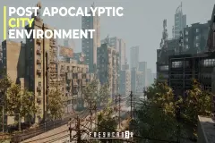 Abandoned Post Apocalyptic City Pack
