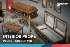 Church VOL.1 - Interior Props