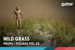 Foliage VOL.22 - Wild Grass (Low Poly)