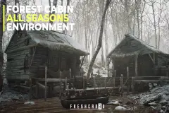 Forest Cabin Bundle (Survival Environment, Forest House, Log House )