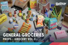 Grocery VOL.3 - General Goods (Nanite and Low Poly)