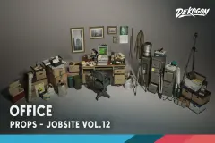 Jobsite VOL.12 - Office (Nanite & Low Poly)
