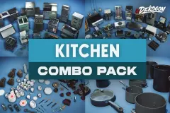 Kitchen - COMBO Prop Pack (VOL 1-7)