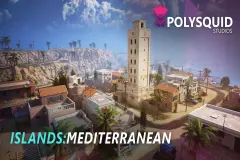 Mediterranean Island Town and Army base
