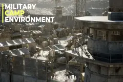 Military Base & Military Camp Environment 4km (Warzone, Military, Military Prop)