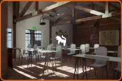 Modular School / Classroom with Hallway
