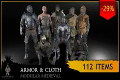ROG Modular Medieval Armor and Cloth